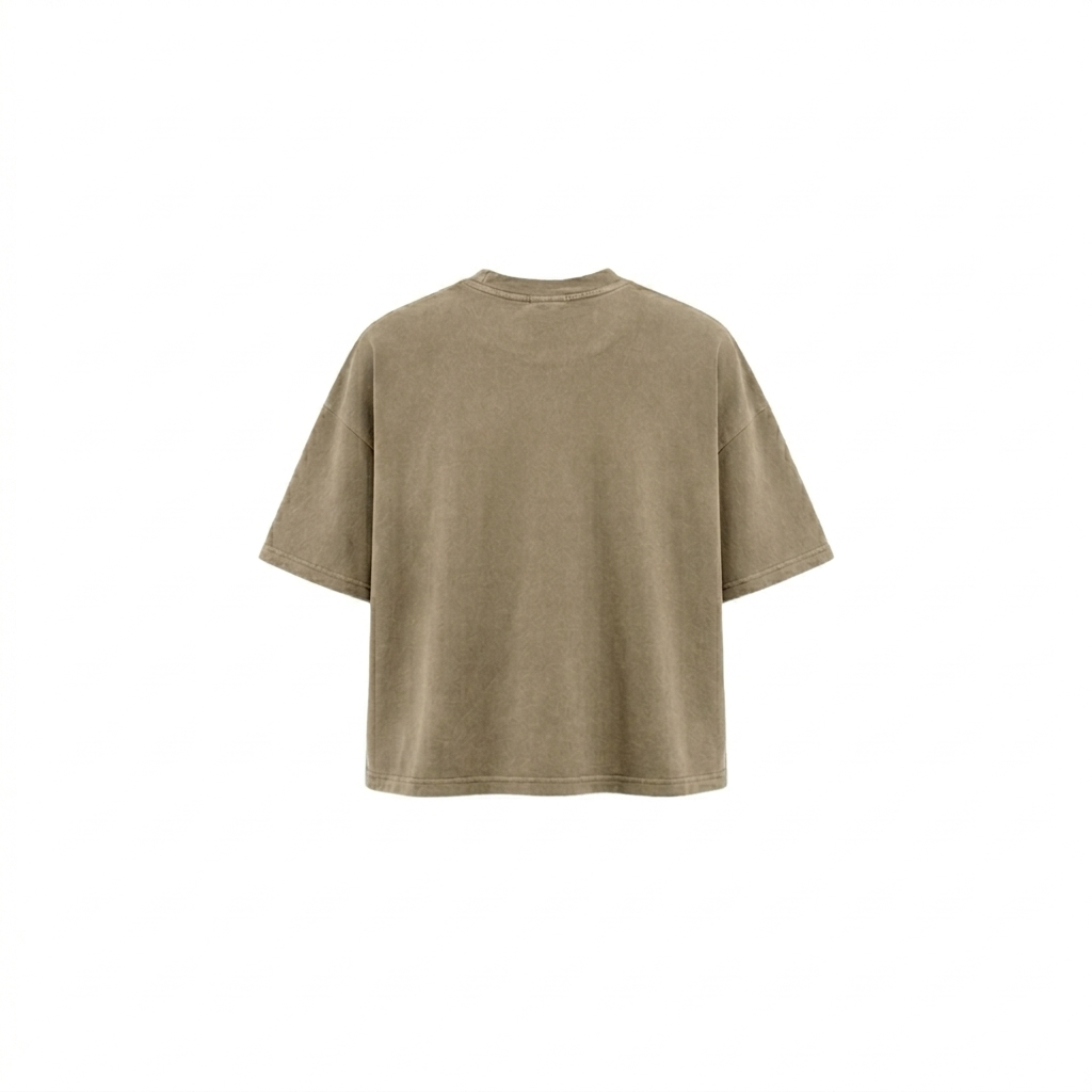 BEIGE DISTORTED TEE