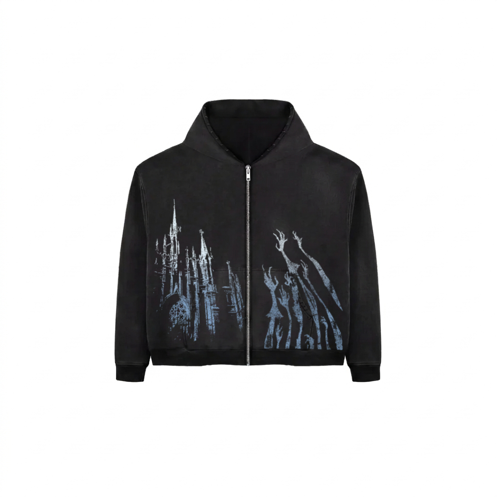 BLACK ETERNAL ZIP UP